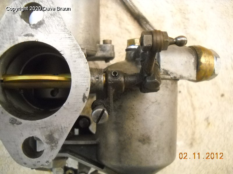 SU Carburetor Restorations/MG TD Judson H4 1202/Dissassembly/Throttle